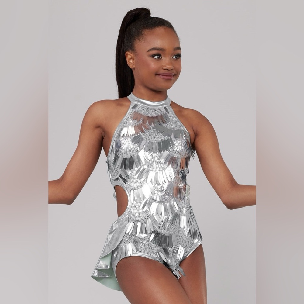 Weissman Silver Dance Costume